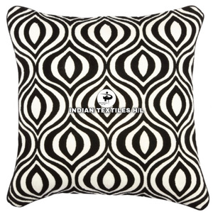 Handmade Wool Handmade Kashmiri Embroidery Wool Chain Stitched Cushion <b>Cover</b> <b>For</b> <b>Sofa</b> Couch Living Room Hot Selling Product ITHL - Product Image 6