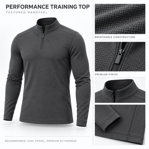 Veste de performance respirante pour homme à demi-zip, légère, en double maille, pour l'échauffement et l'entraînement d'équipe, vente en gros, fournisseur OEM personnalisé - Product Image 6