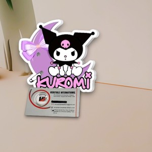 Plaques à cils personnalisées internationales polyvalentes, marque privée Kuromi, plaque à cils en acrylique, usage professionnel, outils magnétiques pour cils de salon - Product Image 4