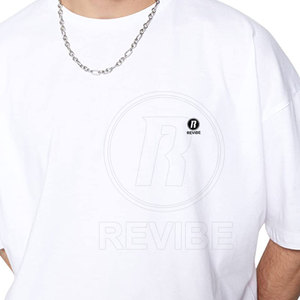 เสื้อยืดโอเวอร์ไซส์ผ้าฝ้าย 100% ระบายอากาศดี ขายดี สวมใส่สบาย สไตล์สตรีทแวร์ คุณภาพสูง ผลิตจากโรงงาน - Product Image 4
