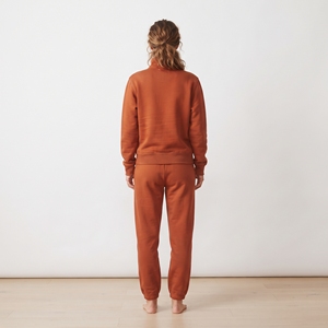 Ensemble de survêtement épais pour femme avec veste zippée et pantalon de survêtement à jambe droite – Tenue de sport décontractée - Product Image 2