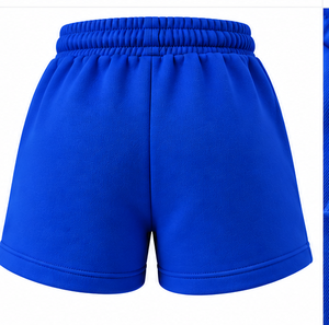 Shorts Blancos Lisos al por Mayor para Niñas, Shorts de Verano de Algodón, Shorts Deportivos para Niñas, Suaves, Transpirables, con Cintura Elástica y Cordón Ajustable - Product Image 6