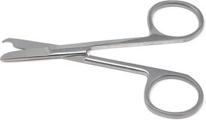 กรรไกรตัดด้ายสแตนเลสโค้งคุณภาพสูง ขนาด 3.5 นิ้ว สำหรับถอดด้าย เครื่องมือผ่าตัดแบบใช้มือ - Product Image 4