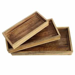 Plateau de service en bois, marbre, fait main, nouveau design, vente chaude, fournisseur indien, fabricant, exportateur, vente en gros - Product Image 2