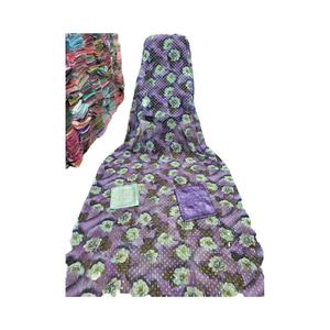 Faransawi Dirac <b>Dress</b> with Gogra Garbasar Long Sleeves Cotton Spandex 3-Piece Set Luxury Eco-Friendly Floral Ribbon Lace <b>Women's</b> - Product Image 6