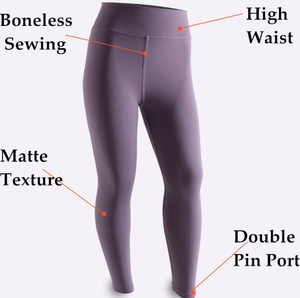 Leggings de sport pour enfant, doux, vintage, très extensibles, respirants, coupe ajustée, 100% coton, écologiques, séchage rapide, pour yoga et gym - Product Image 5