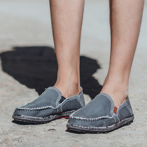 British Style Korean Fashion Men Loafer Shoes 2026 Summer New Soft Sole Comfort Lazy Slip On Casual <b>Leather</b> <b>Sneakers</b> - Product Image 2