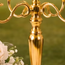 Fournisseur de décorations événementielles, vente en gros de centres de table pour mariage, supports à bougies dorés en gros, fournisseur de décorations pour événements, fournisseur de décorations de mariage - Product Image 6