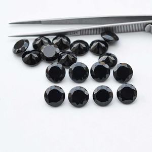 Fabricant de gros de pierres précieuses en vrac à facettes en onyx noir naturel de 13mm pour la coupe de bijoux par Expert Onyx Stone Cutter - Product Image 4