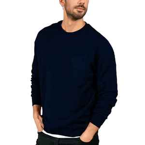 Sweat-shirts pour hommes au design élégant, 100% coton molletonné, coupe ample, anti-plis, pour l'hiver, style décontracté. - Product Image 3