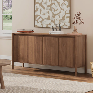 Meubles de bar modernes en bois / Armoire de cuisine en bois de manguier / Ensemble complet de meubles de bar îlot de luxe au design actuel pour appartement et hôtel - Product Image 3