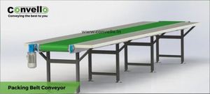 Système de convoyage incliné à bande transporteuse pour la manutention de matériaux d'emballage dans l'imprimerie et la fabrication - Product Image 3