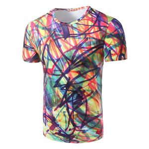 T-shirts pour hommes, tissus au design, impression par Sublimation, sublimation, 1 pièce - Product Image 4