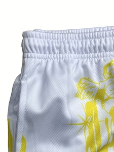 Shorts de sport pour homme à séchage rapide avec poches, taille élastique, couleur unie, vêtements de course athlétiques, légers, longueur courte - Product Image 3