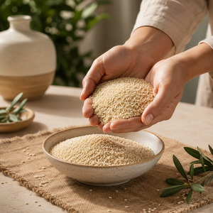 Semillas de Sésamo Blanco Premium Naturales Descascarilladas, Fuente de Proteína Rica en Calcio, Superalimento Saludable, Calidad de Exportación, Suministro a Granel a Nivel Mundial - Product Image 3
