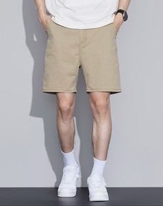 Shorts en jean pour homme, été, extensibles, respirants, longueur genou, couleur unie, tendance, polyvalents, petite taille, du Bangladesh. - Product Image 1