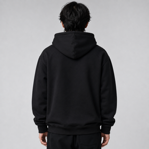 Sudadera con Capucha para Hombre, Diseño Moderno con Estampado en Relieve, 100% Algodón, Invierno, Gráficos en Relieve, Cómoda, Estilo Urbano, Fin de Semana - Product Image 2