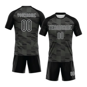 Ensemble Maillot et Short Personnalisé OEM pour Uniformes Sportifs d'Entreprise – Polyester Imprimé par Sublimation, Séchage Rapide, Idéal pour Événements d'Équipe et Événements d'Entreprise - Product Image 2