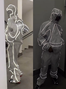 Conjunto Deportivo de Dos Piezas para Hombre y Mujer, Invierno 2026, Sudadera con Capucha, Estilo Casual, Cortavientos, Oversize, Algodón Orgánico, Pantalones Cortos - Product Image 3