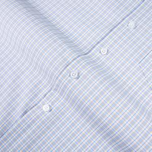 Camisas Casuales de Manga Corta para Hombre, Corte Slim Fit, Juveniles, con Rayas de Burbujas, Tela Popelina, Cierre de Botones, Bolsillos, Transpirables - Product Image 6