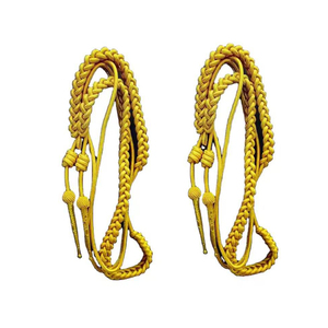 Wholesale Custom Aiguillette Shoulder Cord <b>Braided</b> Gold Silver Ceremonial Decoration OEM ODM Uniform <b>Accessory</b> Supply - Product Image 3