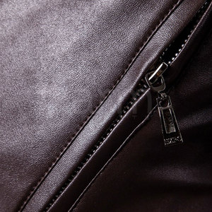 Veste en cuir de qualité supérieure, confortable et respirante, pour homme, idéale pour l'hiver, en vente en ligne. - Product Image 3
