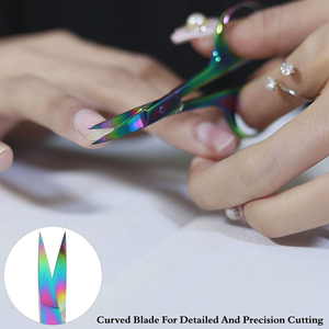 Ciseaux à ongles professionnels en acier inoxydable de haute qualité, courbés, légers et tranchants, pour la coupe des cuticules, pour salon, maison et beauté. - Product Image 6