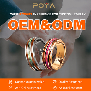 Anillo <span class=keywords><strong>de</strong></span> Carburo <span class=keywords><strong>de</strong></span> Tungsteno Multicolor con Incrustaciones <span class=keywords><strong>de</strong></span> Textura <span class=keywords><strong>de</strong></span> Meteorito, Anillo <span class=keywords><strong>de</strong></span> Boda Azul, Plateado y Dorado, Joyería Galáctica Bicolor al por Mayor - Product Image 6