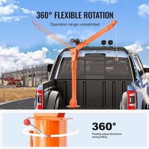 Camioneta Eléctrica de Acero con Cabrestante de 1100 Libras y Grúa Plegable de 3500 Libras Montada en la Plataforma, Capacidad de Carga Nominal de 20 Toneladas - Product Image 1