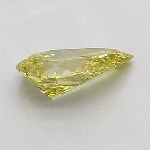 Bijoux personnalisés, diamant en forme de poire jaune intense fantaisie, 0,90 ct, qualité VS1 - Product Image 4
