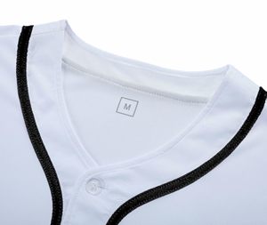 Women White <b>Baseball</b> Jersey Short Sleeve Button Front Solid Color Regular Fit All Seasons Breathable Polyester Apparel - Product Image 6