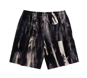 Ensemble de survêtement décontracté respirant à manches courtes et short uni avec logo personnalisé, 2 pièces, pour homme, été - Product Image 6