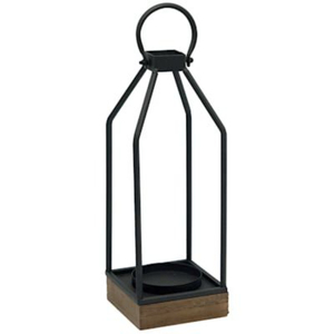 Lanterne à bougie en fer forgé noir pour la décoration de la maison, des mariages et des fêtes, lanternes suspendues et au sol en promotion - Product Image 2