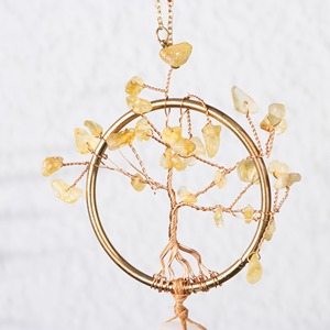Tree Shape Colorful Stone Sun Catcher Perfect For Living Room Entrance And Gift Giving <b>Light</b> Catcher Wholesale From India - Product Image 2