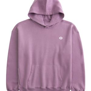 Premium Oversized Unisex <b>Plain</b> Pullover <b>Hoodies</b> Wholesale Cotton Fleece <b>Hoodies</b> OEM Streetwear Private Label Custom Manufacturer - Product Image 5