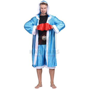 Robe de boxe de qualité supérieure en polyester respirant, vêtements de boxe, fabricant OEM pour les commandes d'exportation en gros dans le monde entier - Product Image 2