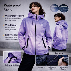 Trendy Custom Windbreaker <b>Zip</b> <b>up</b> Hoodie Nylon Washed Print Vintage Lightweight Color Changing Windproof Climbing <b>jacket</b> for men - Product Image 4