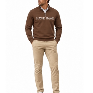 Uniforme de Golf Personalizado para Hombre, Manga Larga, Transpirable, de Poliéster, Ropa Deportiva Informal, Cierre de Cremallera, Conjunto de Uniforme Completo - Product Image 1