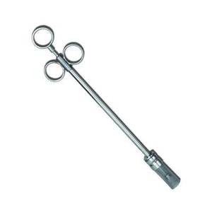 Pistola de Bolus Veterinaria Reutilizable de Acero Inoxidable 304, Segura y Confiable, con Mango de 3 Anillos, Dispensador de Píldoras con Cabeza de Goma para Ganado - Product Image 2