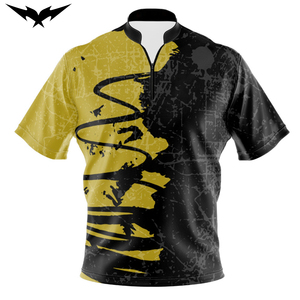 Custom Made <b>Bowling</b> 1/4 Zip Jerseys 100% Polyester Drop Shoulder Short Sleeve Comfortable Sport Wear New Style Club Jerseys - Product Image 3