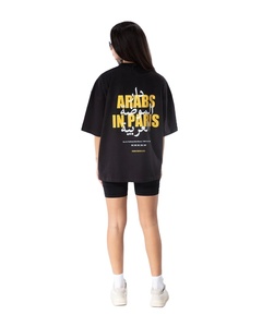 Camisetas Unisex OEM de Primera Calidad, 100% Algodón Tejido, Corte Holgado, Estilo Urbano, 280 GSM, Hombros Caídos, Frente Largo y Abullonado - Product Image 4