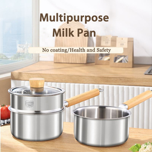 Practical Kitchen Sauce Pan With Comfortable Handle For Convenient Cooking And Food Preparation - Product Image 2