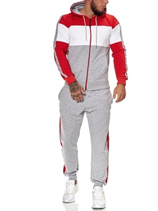 Nueva Colección Primavera Conjunto Deportivo para Hombre con Sudadera con Capucha y Cremallera Completa, Pantalones Jogger y Diseño de Bloques de Color - Product Image 3