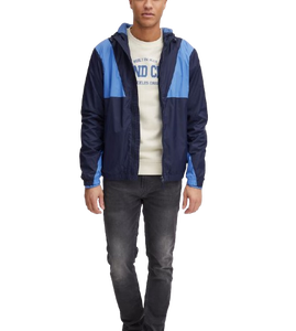 Veste coupe-vent imperméable de haute qualité avec fermeture éclair personnalisée, en polyester et nylon, pour la randonnée en plein air, coupe-vent, à capuche, pour homme - Product Image 4