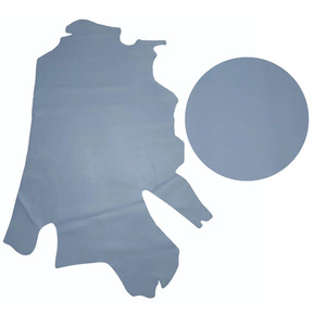 Light Blue Chrome Tanned Cow Hide <b>Leather</b> For Handbags And Belts Artisanal Crafting Material Perfect For Luxury DIY Project - Product Image 3