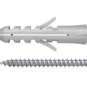 FISCHER S 14 PLUG, cheville murale en nylon, cheville en plastique nylon, cheville à surface rugueuse, vis. Fixations pour cadres - Product Image 1