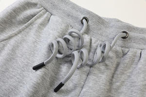 Pantalon de jogging décontracté noir imprimé pour homme, taille haute avec cordon de serrage, 100 % coton, imperméable et respirant - Product Image 5