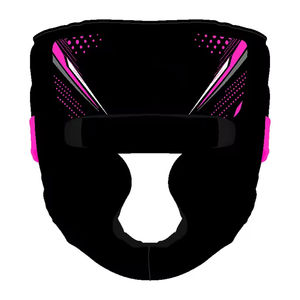 Protector de Cabeza de Boxeo de Cuero Personalizable de Alta Calidad con Doble Cierre de Anillo, el Más Vendido, Protección Facial Completa Irrompible para Jaula - Product Image 2