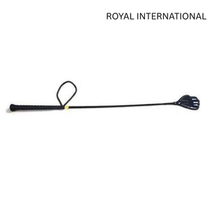 Látigo Profesional para Montar a Caballo, Mango de Cuero Trenzado, Eje de Fibra de Vidrio, Equipo de Entrenamiento Ecuestre de Primera Calidad - Product Image 1