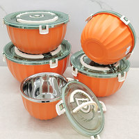 Ensemble de 5 récipients isothermes pour aliments, nouveau design, pour fêtes et événements, boîte à lunch isolée